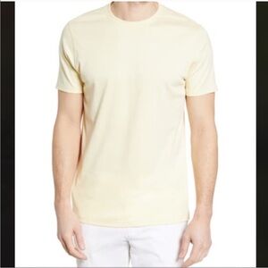 Robert Barakett Montreal Short Sleeve Tee - Pale Yellow - Size XL